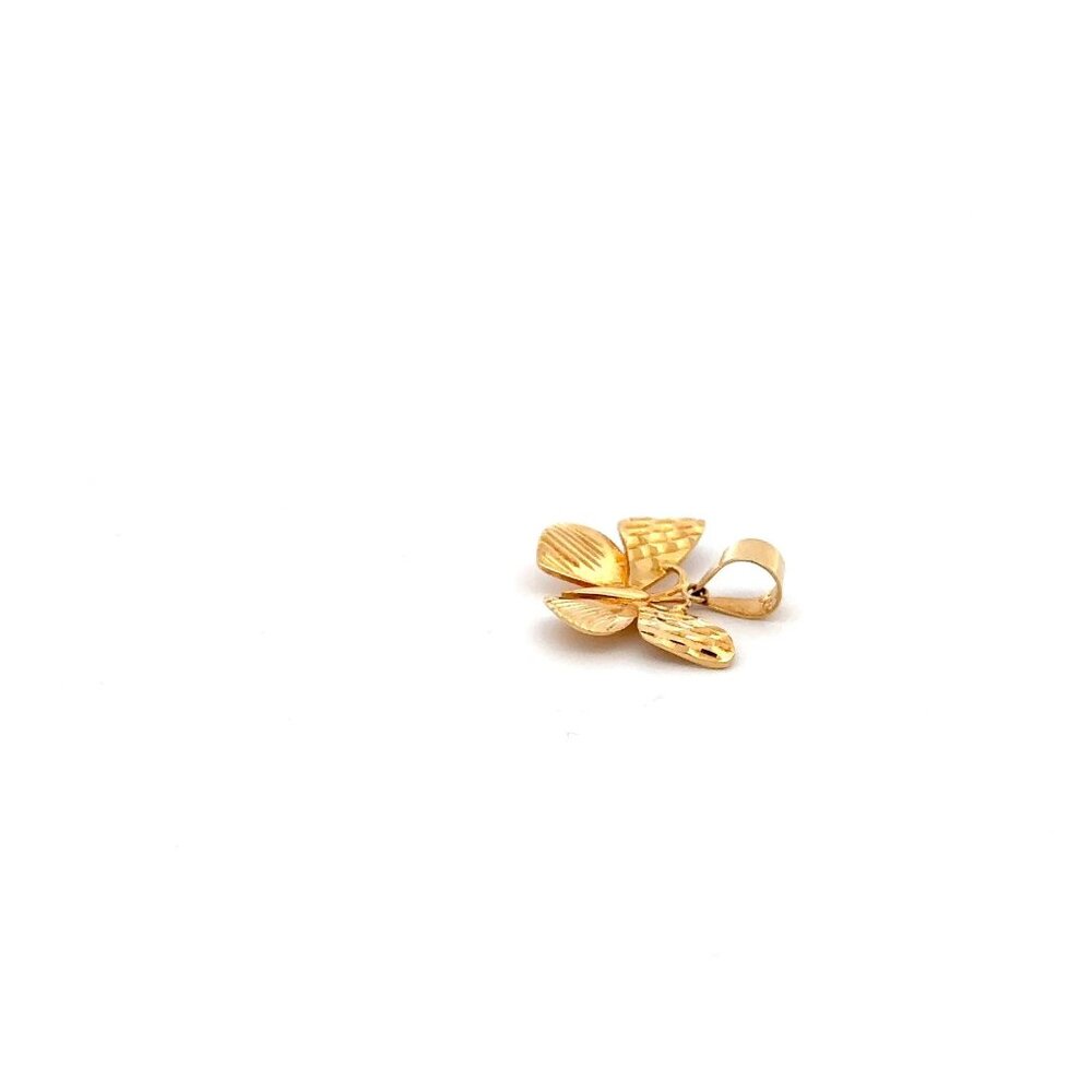 18K Gold Pendant Butterfly 1.57 grams - Picture 4 of 13